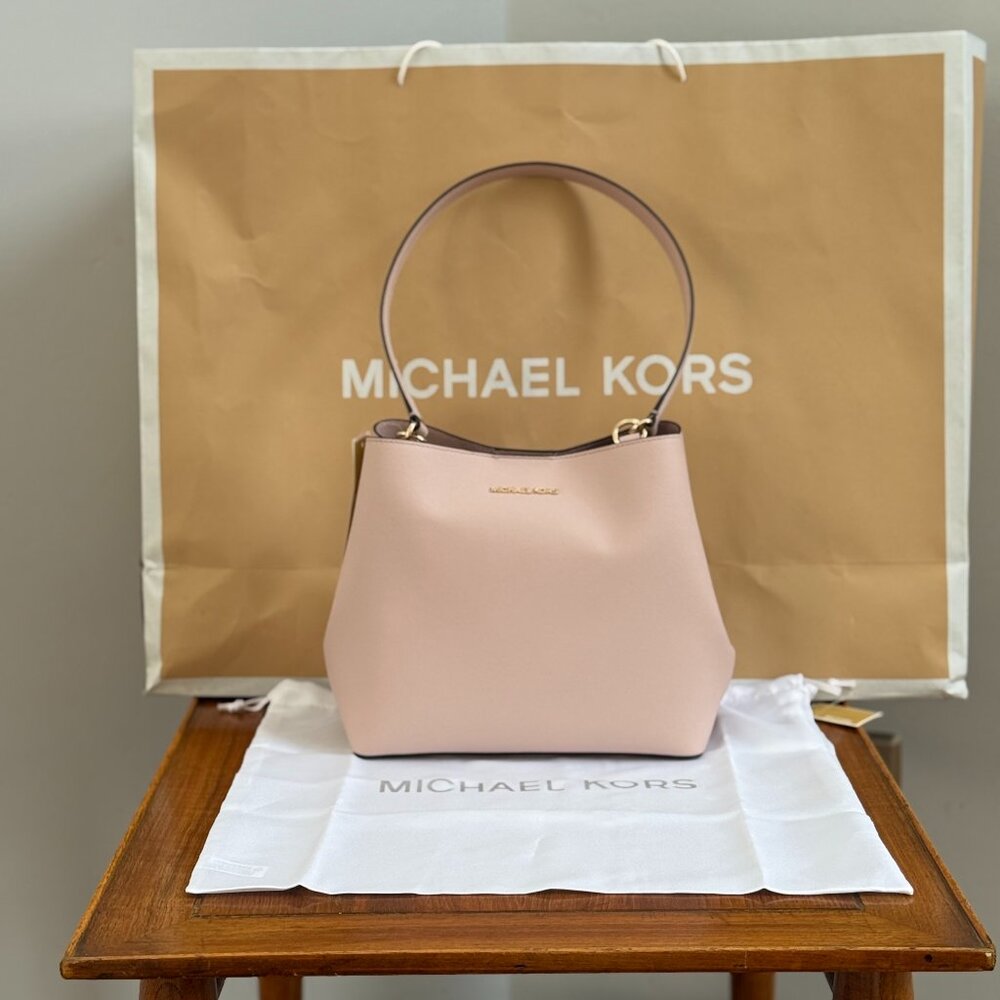 Michael Kors Pratt Shoulder Bag – Powder Blush – NWT + Dust Bag